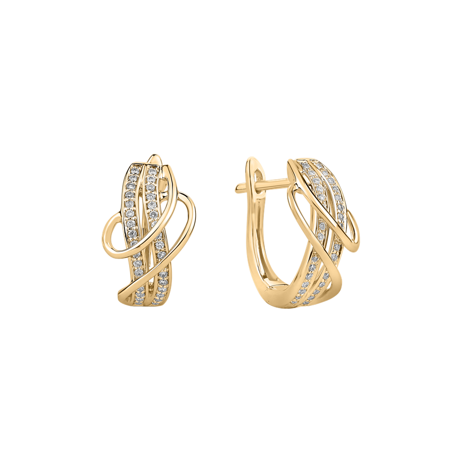 Náušnice s diamantmi Secret Celebration