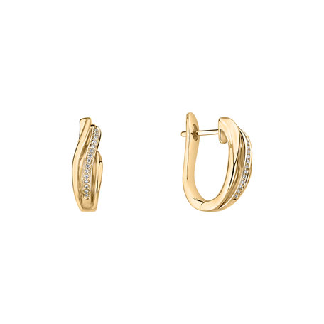 Náušnice s diamantmi Precious Ray