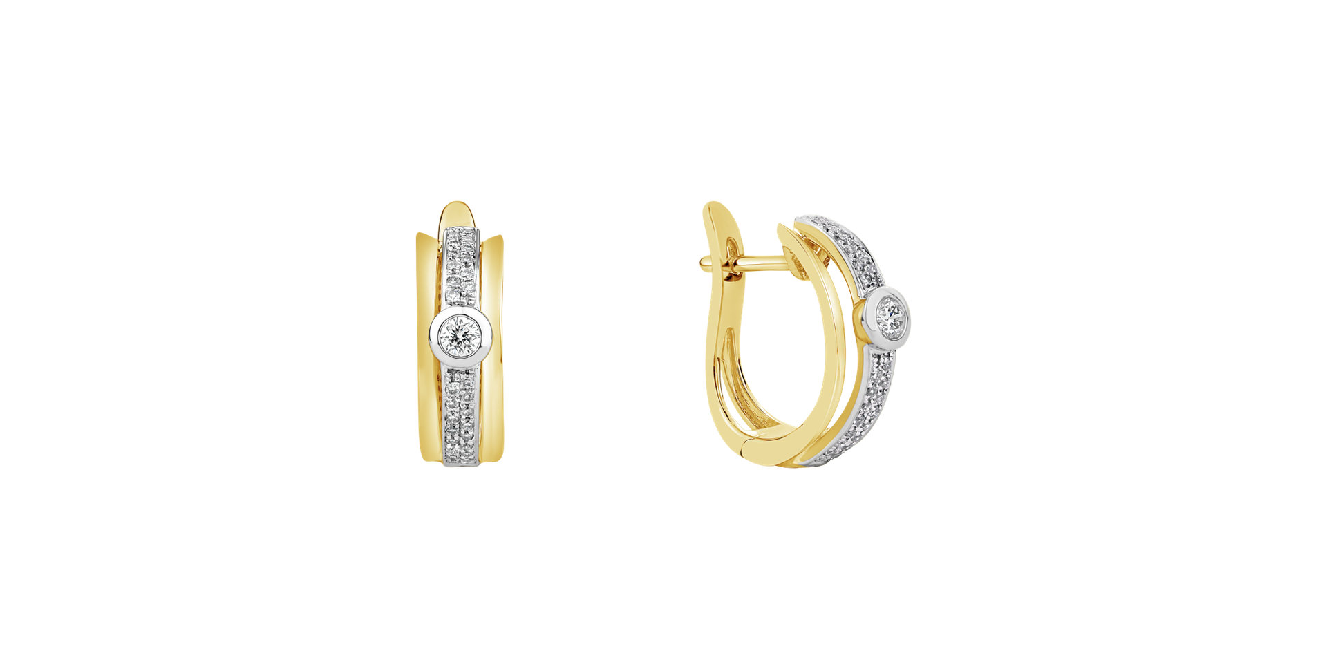 Náušnice s diamantmi Fairytale Sparkle