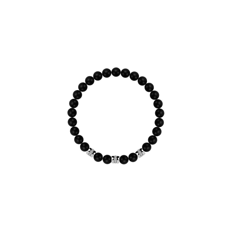 Náramok s diamantmi a achátmi Magic Jewel