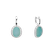 Náušnice s chalcedonom a diamantmi Rainbow Drop3