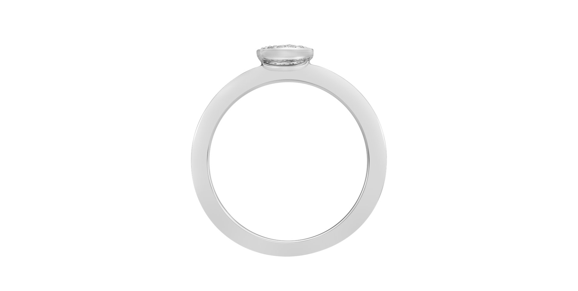 Prsteň s diamantmi Infinite Circle