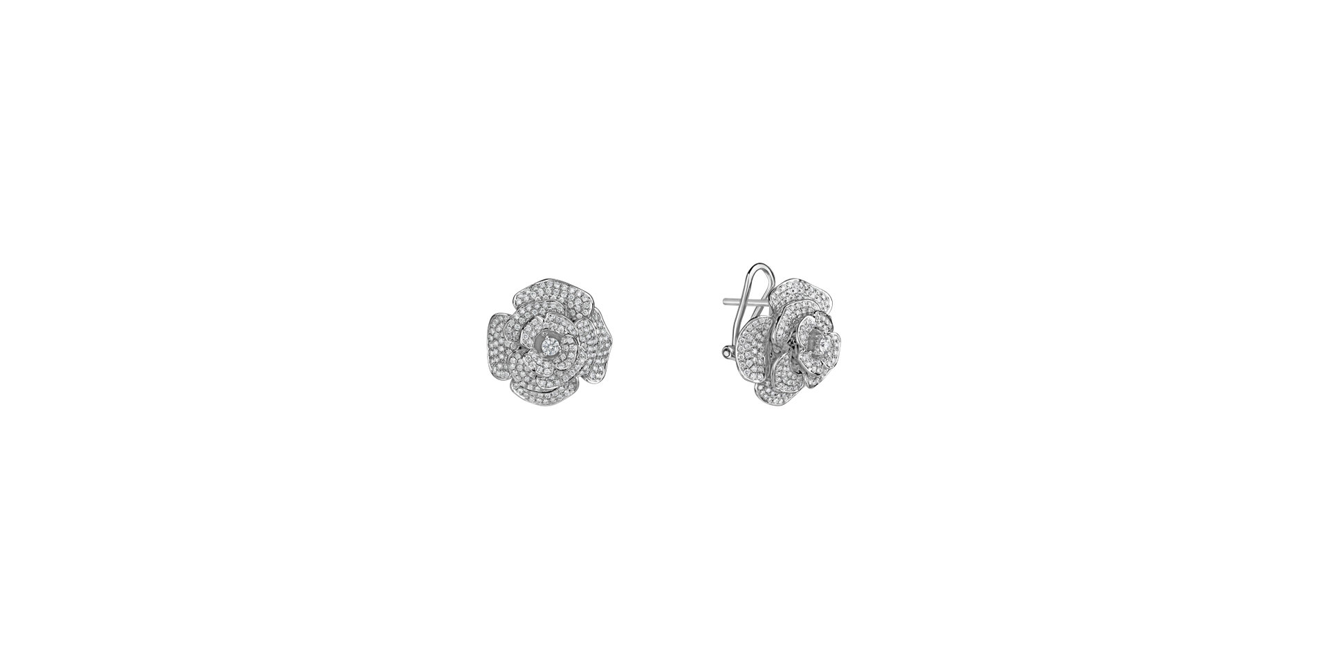 Náušnice s diamantmi Diamond Nature