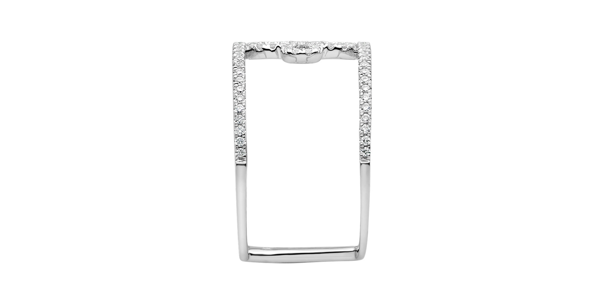 Prsteň s diamantmi Gorgeous Flower