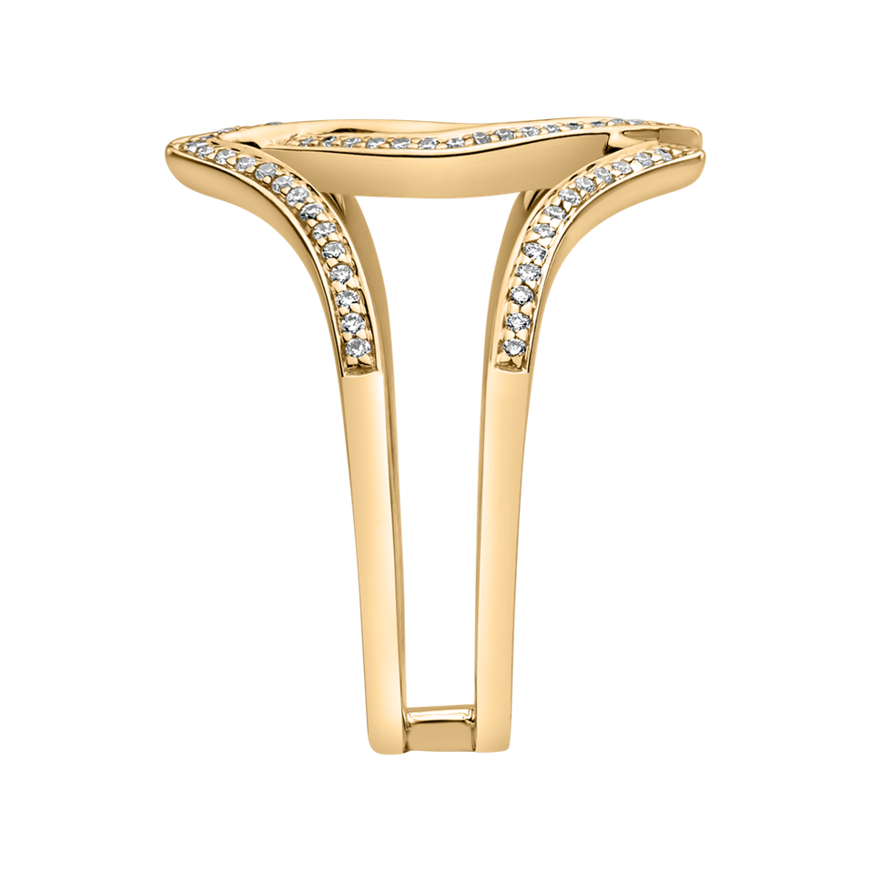 Prsteň s diamantmi Peaceful Charm