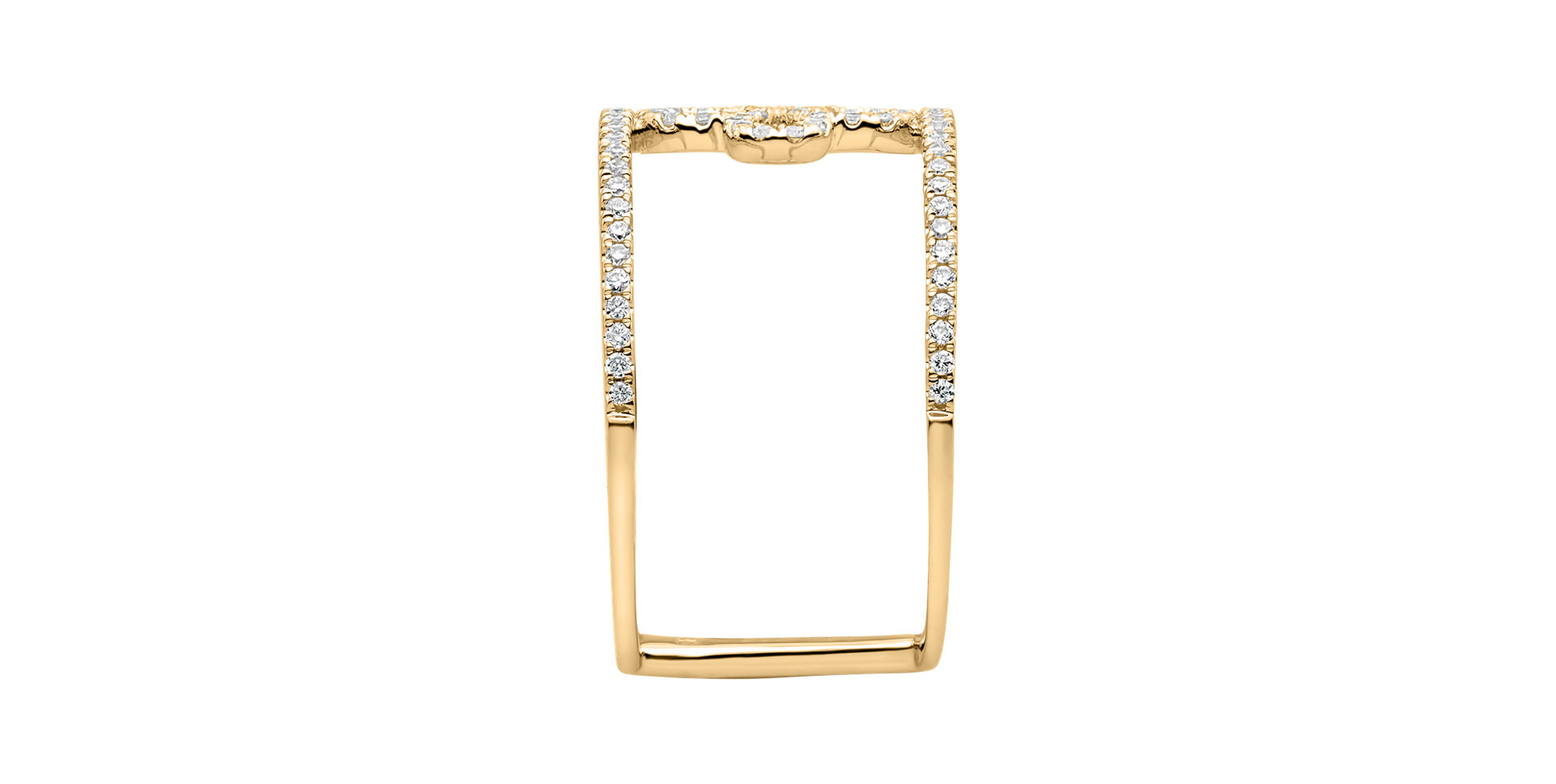 Prsteň s diamantmi Gorgeous Flower