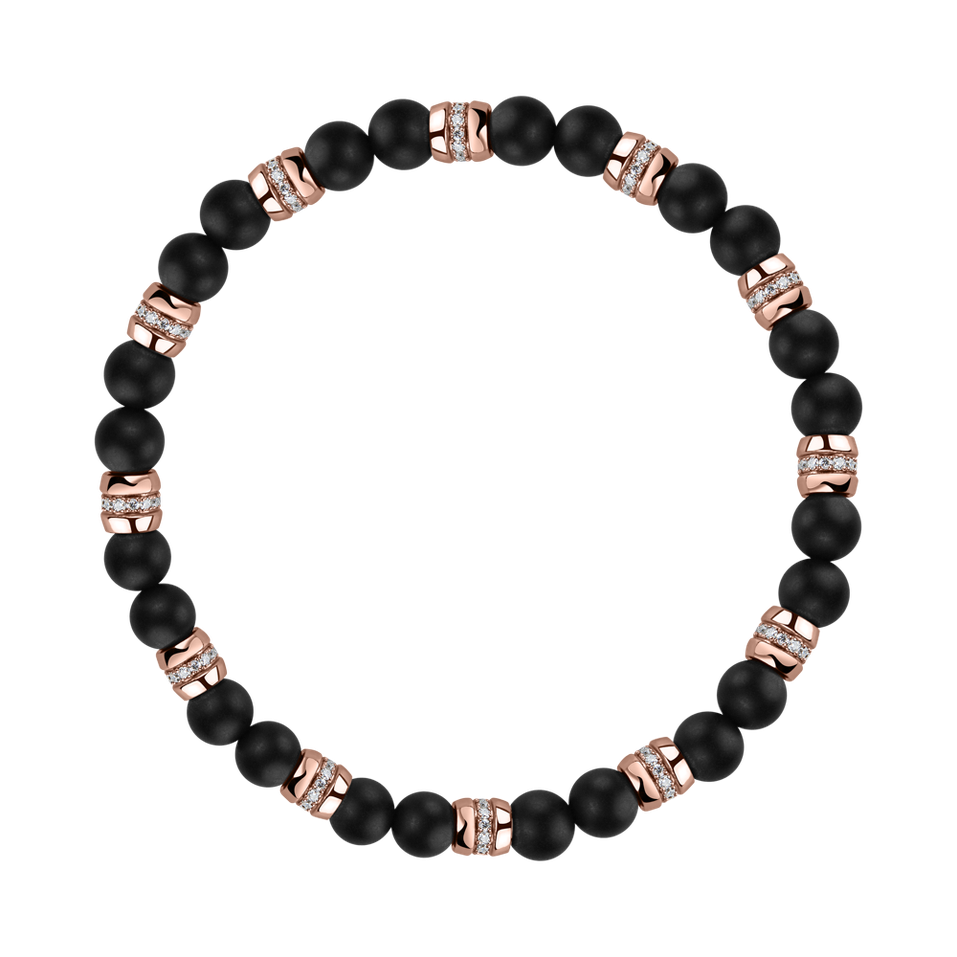 Náramok s diamantmi a achátmi Moonlight Jewel