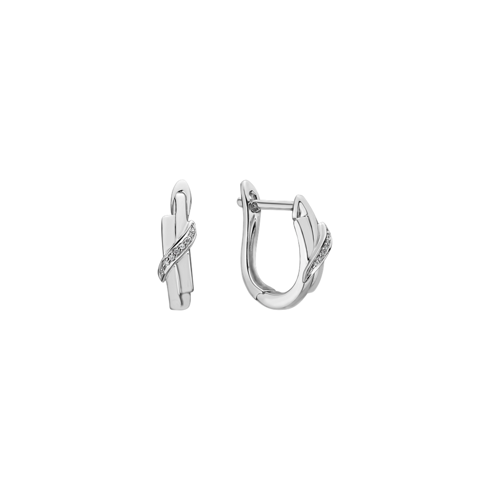 Náušnice s diamantmi Pure Fame