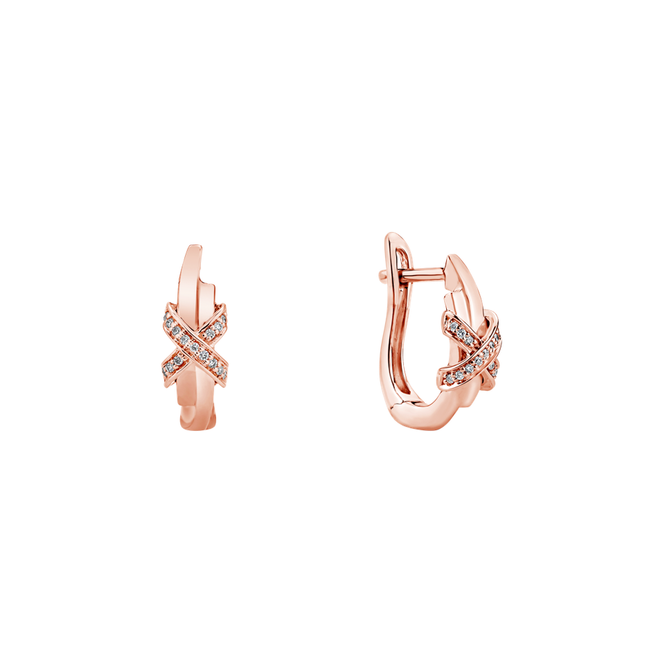 Náušnice s diamantmi Sparkling Galaxy