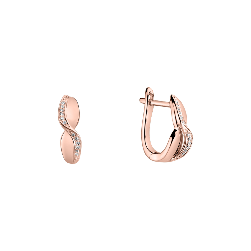 Náušnice s diamantmi Infinite Style