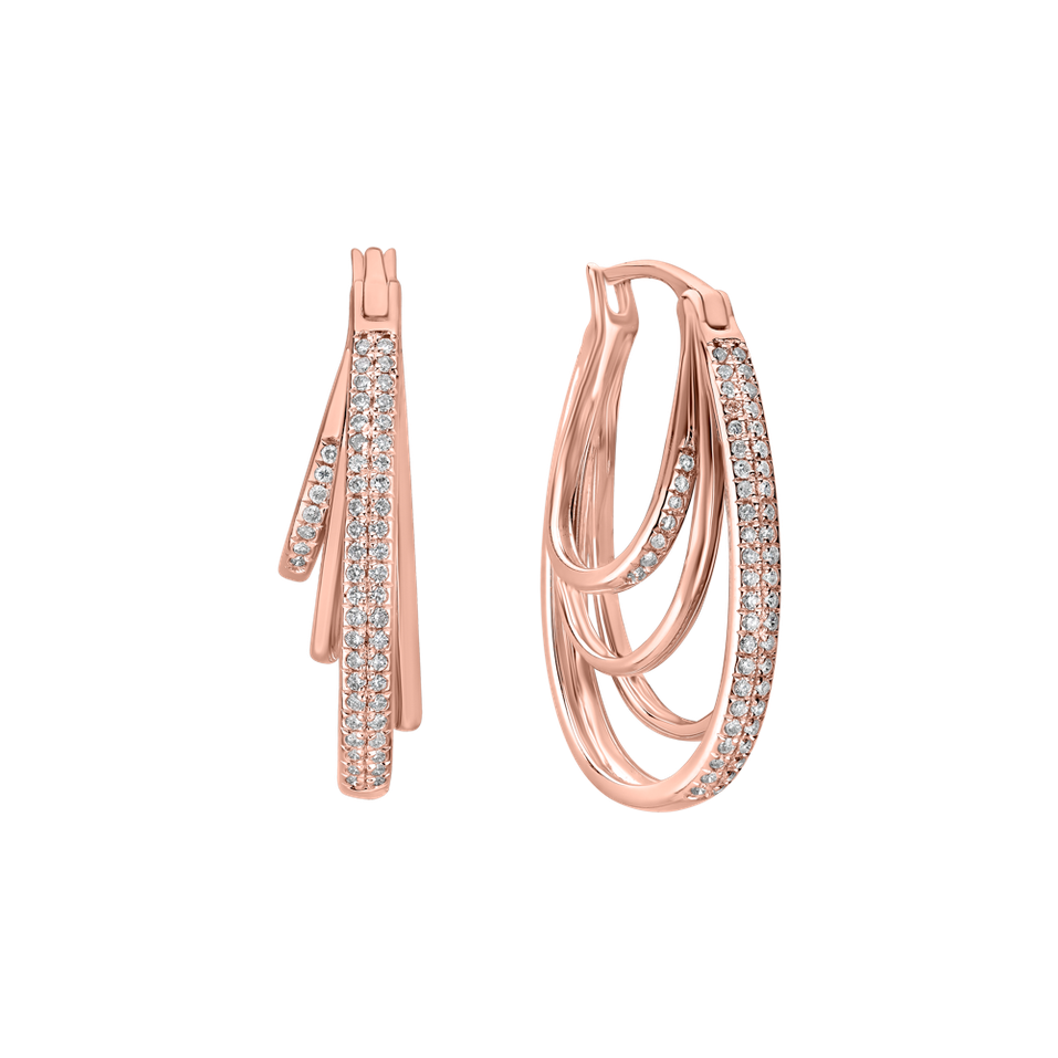 Náušnice s diamantmi Charming Orion