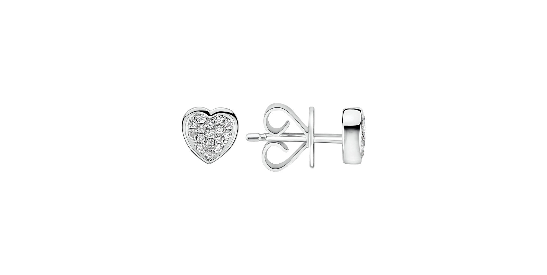 Náušnice s diamantmi Endless Love