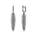 Náušnice s diamantmi Galaxy Feather3