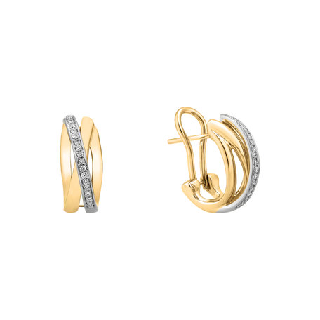 Náušnice s diamantmi Galaxy Signature