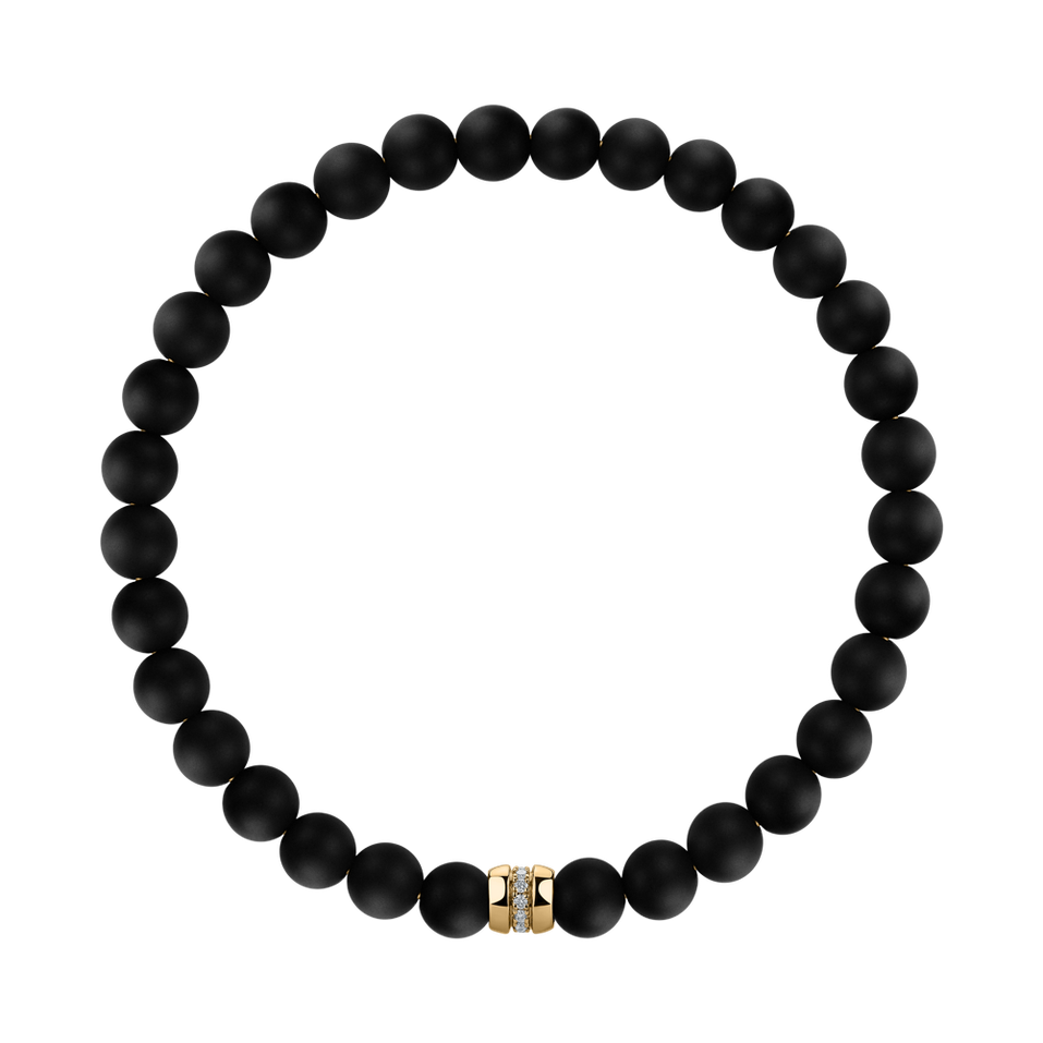 Náramok s diamantmi a achátmi Oracle