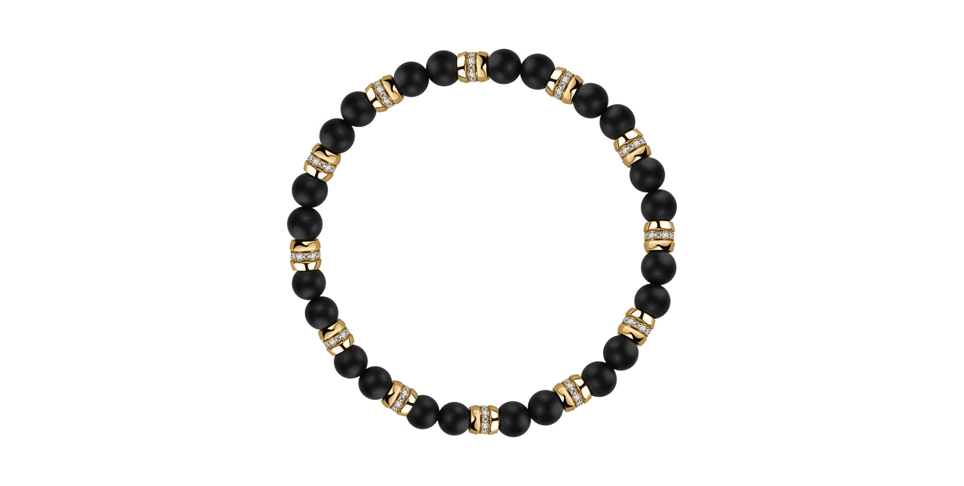 Náramok s diamantmi a achátmi Moonlight Jewel