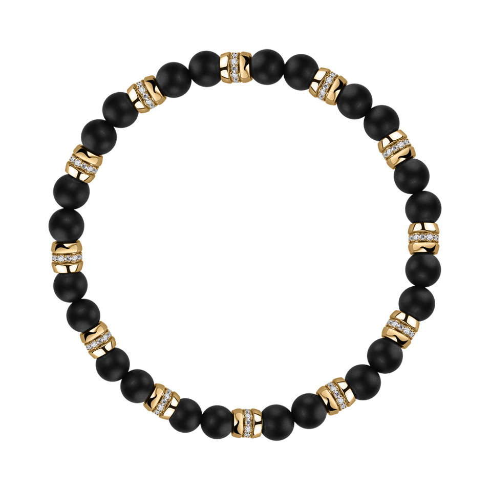 Náramok s diamantmi a achátmi Moonlight Jewel