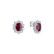 Náušnice s rubínom a diamantmi Moon Witchery3