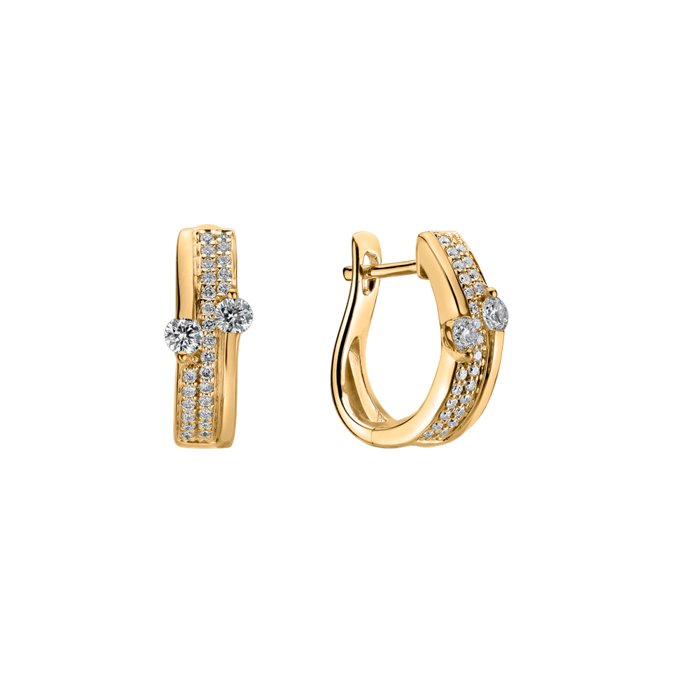 Náušnice s diamantmi Ester