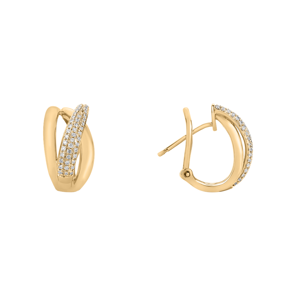 Náušnice s diamantmi Sunshine Streamer