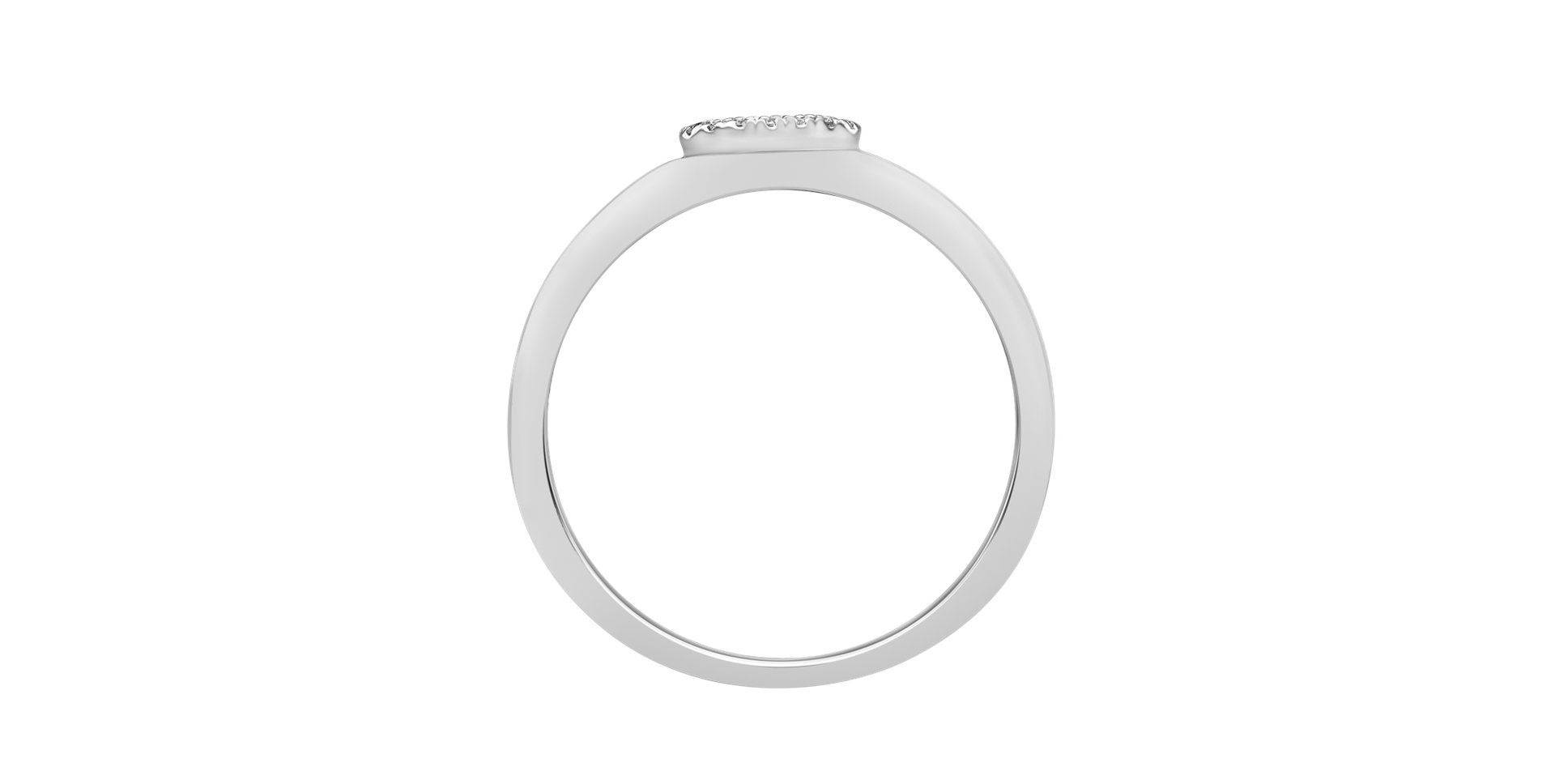 Prsteň s diamantmi Simply Circle