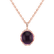 Přívěsok s ametystom a diamantmi Magic Mirror3
