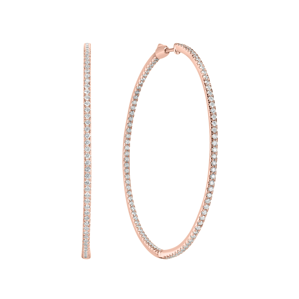 Náušnice s diamantmi Delightful Galaxy