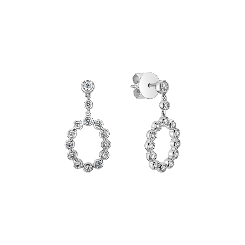 Náušnice s diamantmi Morwag