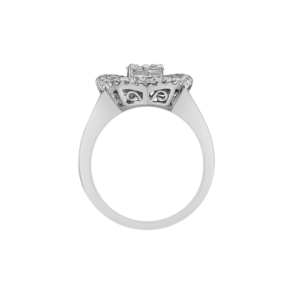 Prsteň s diamantmi Dracia