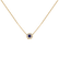 Náhrdelník so zafírom Flower Gem3