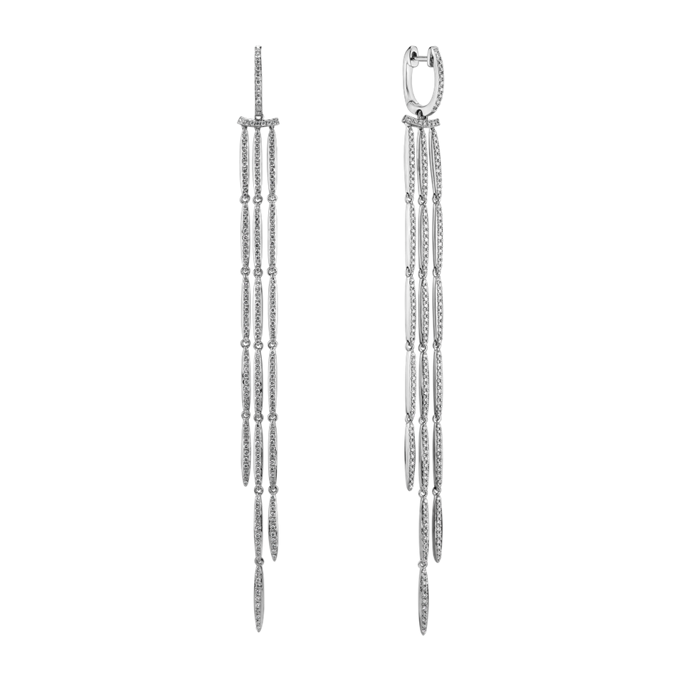 Náušnice s diamantmi Anitha