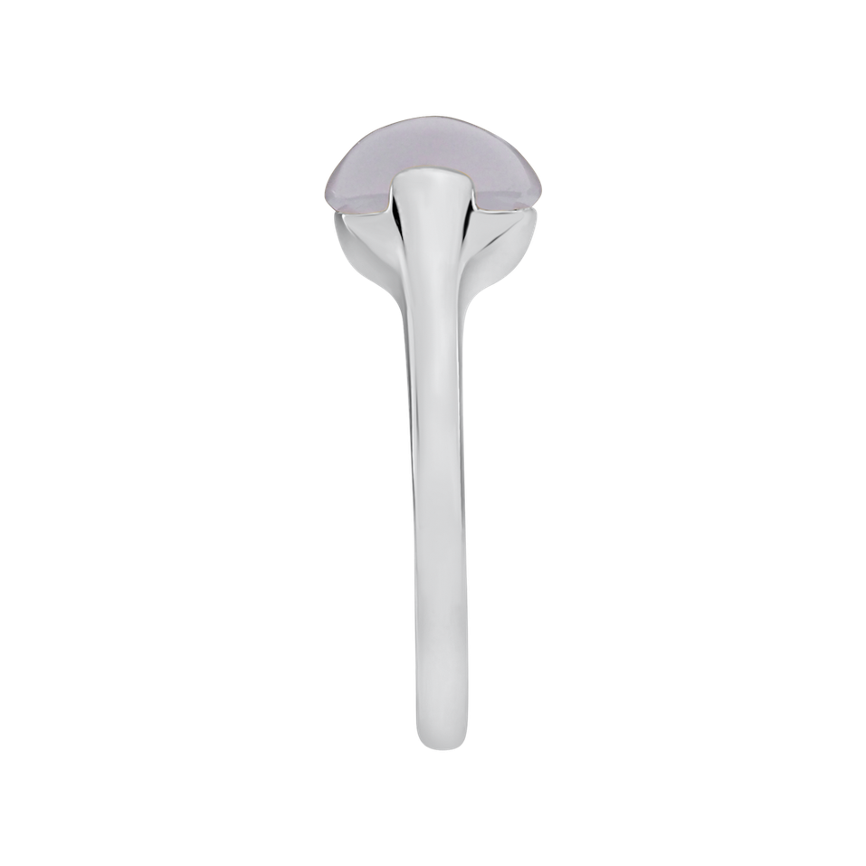 Prsteň s chalcedónom blue Bonbon