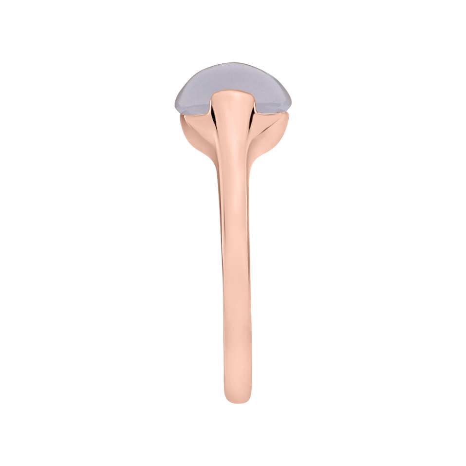 Prsteň s chalcedónom blue Bonbon