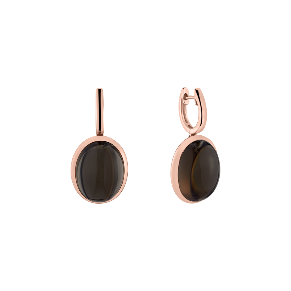 Náušnice s quartzom Miracle Cosmos