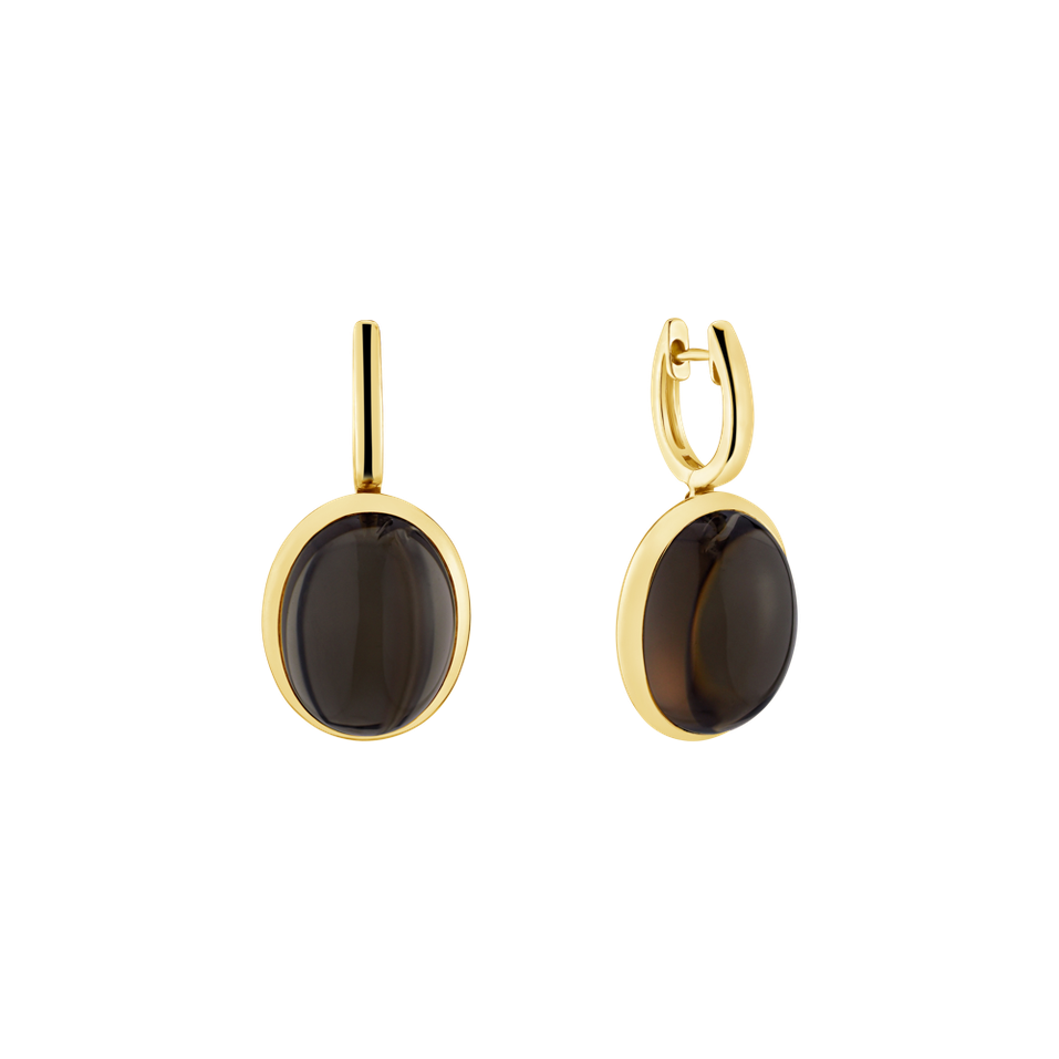 Náušnice s quartzom Miracle Cosmos