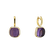 Náušnice s ametystom diamantmi Mystic Drop3