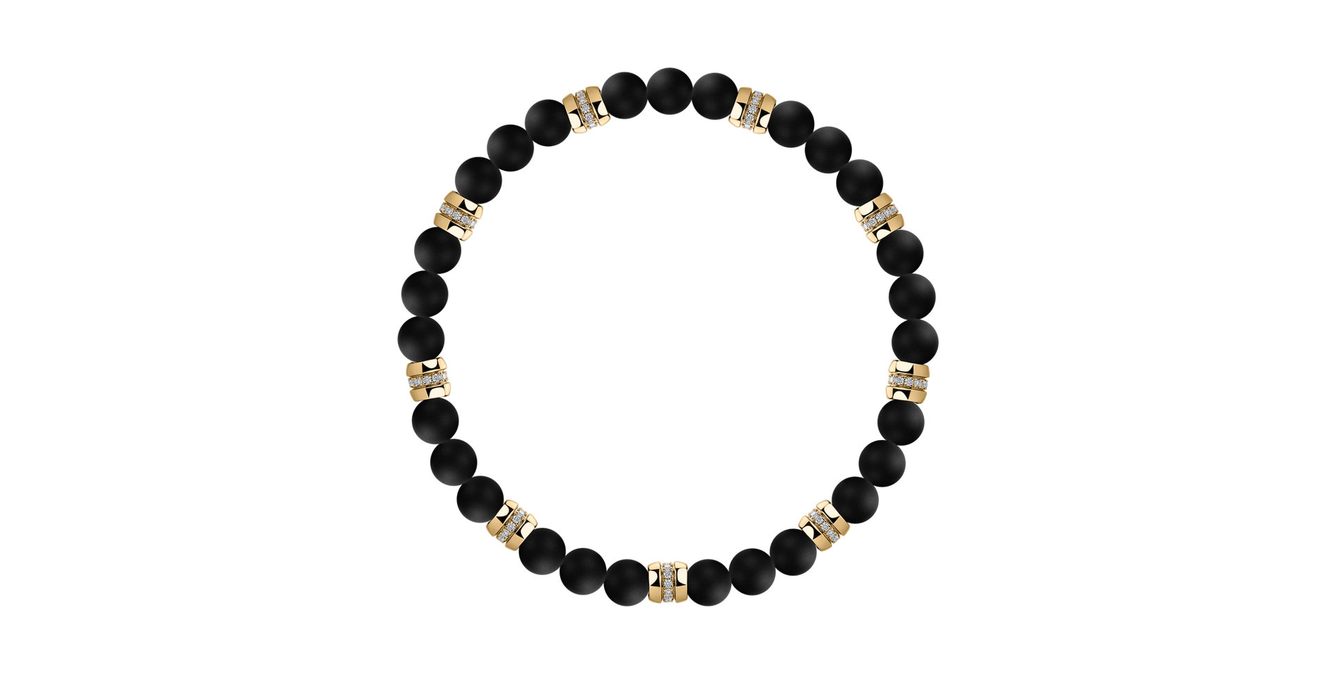 Náramok s diamantmi a achátmi Neverending Style