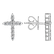 Náušnice s diamantmi Glittering Cross3