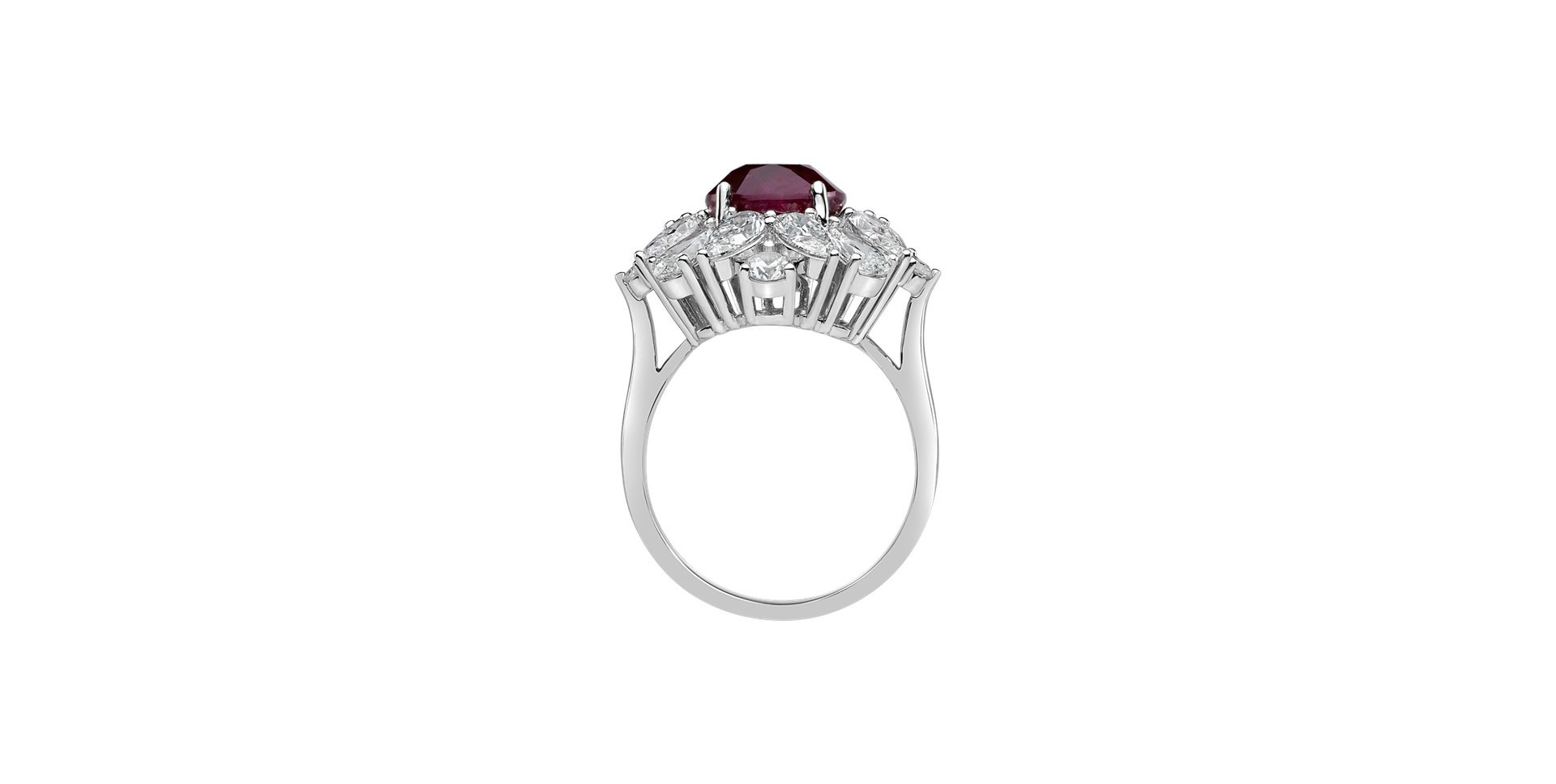 Prsteň s rubínom a diamantmi Ruby Queen