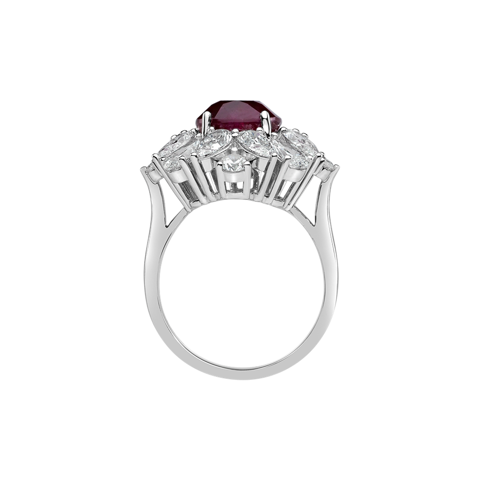 Prsteň s rubínom a diamantmi Ruby Queen