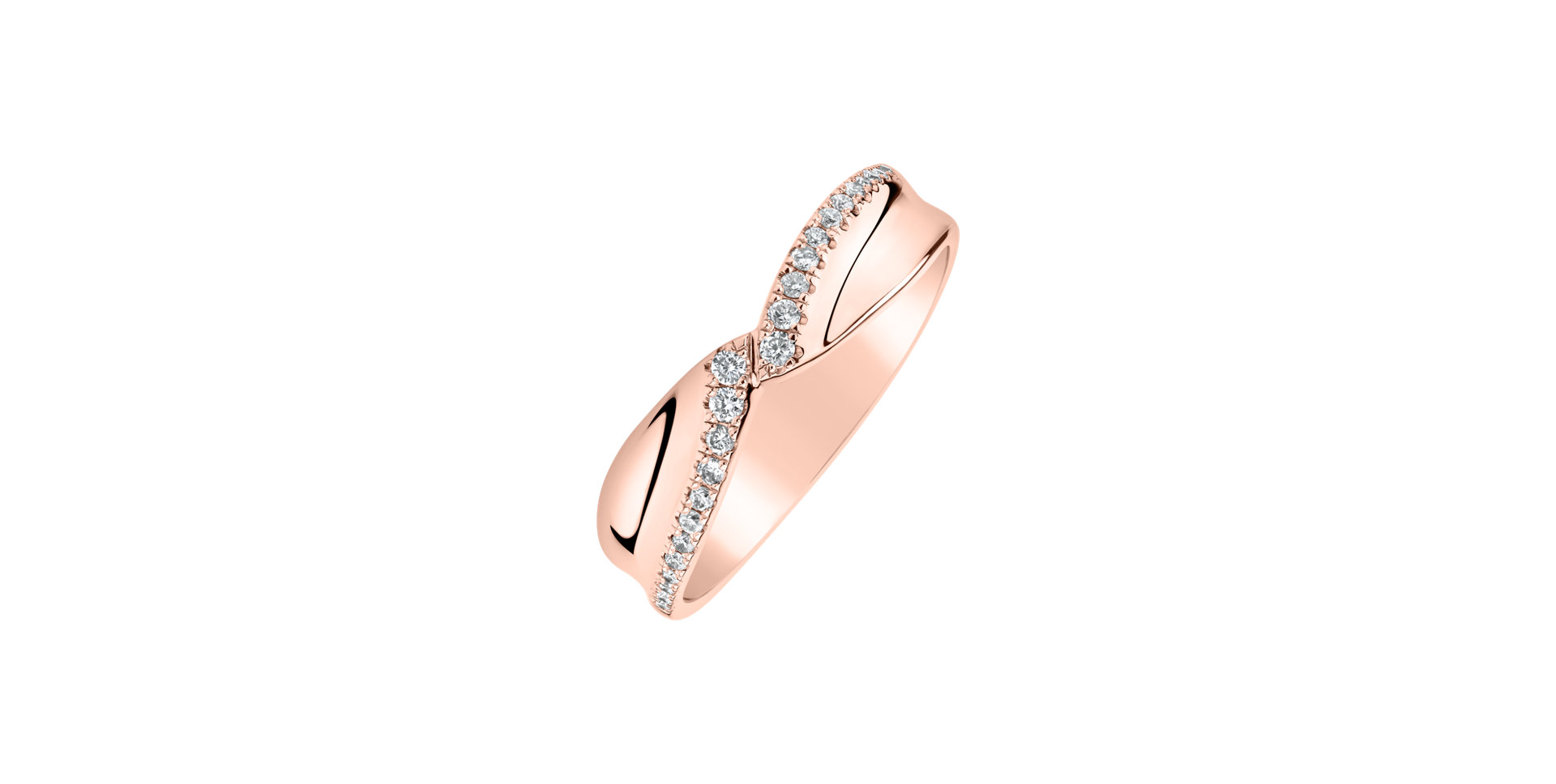 Prsteň s diamantmi Eternal Embrace