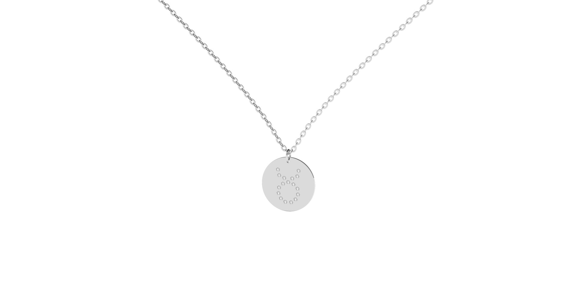 Náhrdelník s diamantmi Taurus