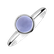 Prsteň s chalcedónom blue Bonbon6