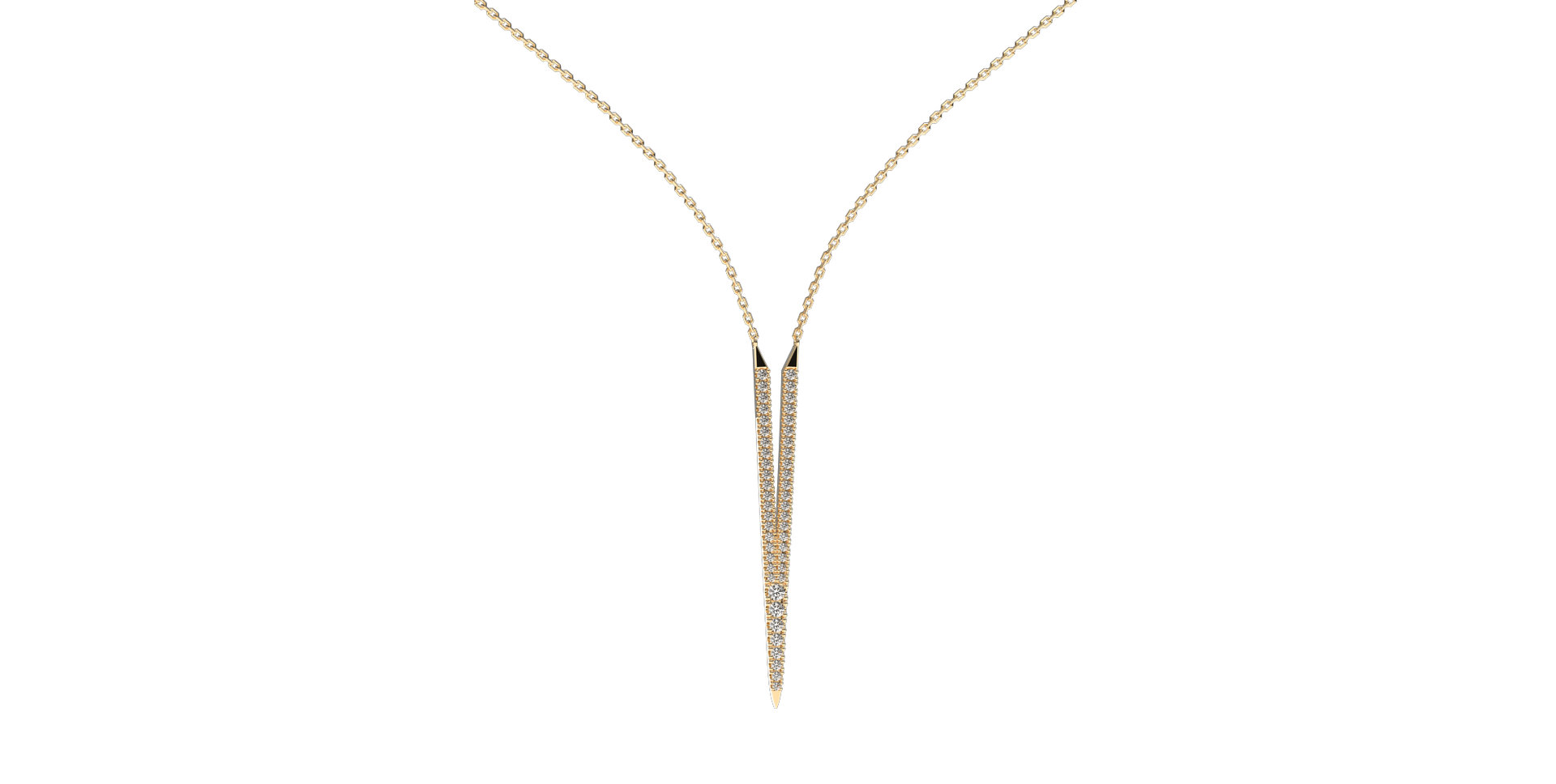 Náhrdelník s diamantmi Shiny Victory