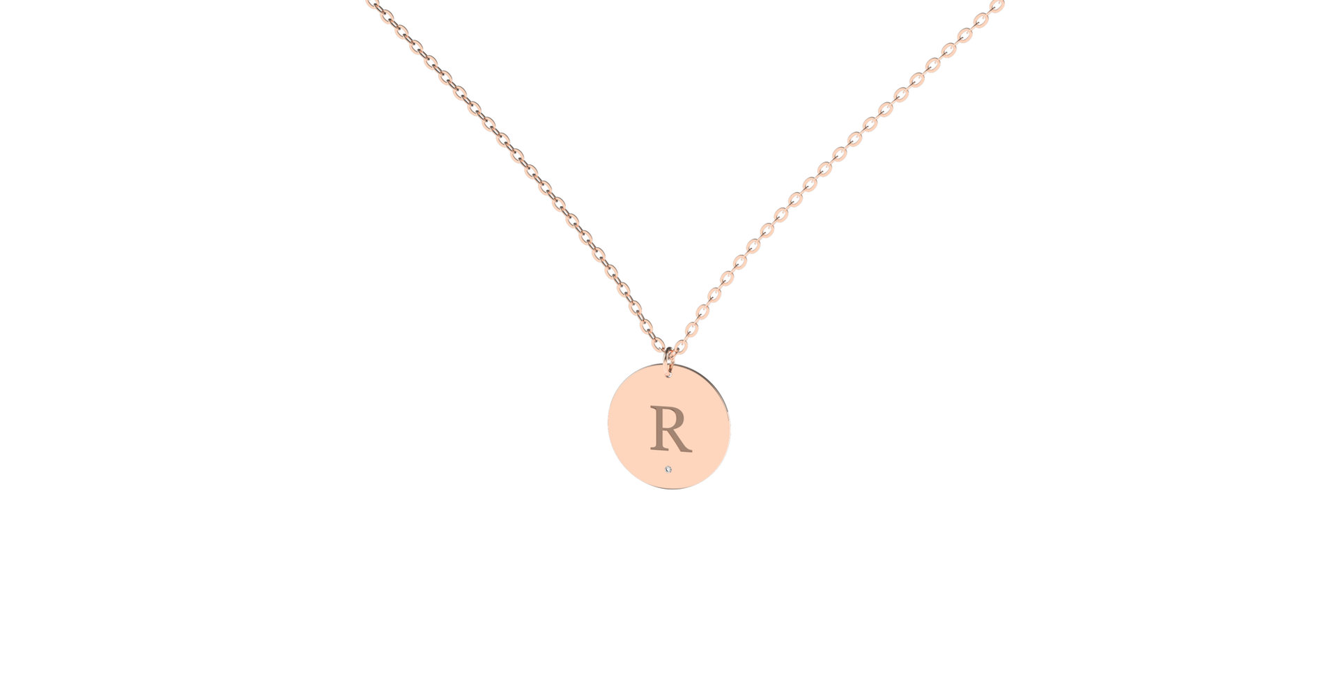 Náhrdelník s diamantom Big Coins R