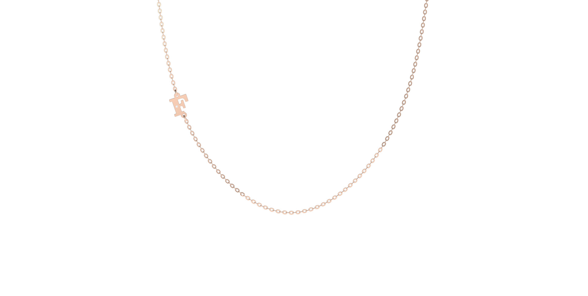 Náhrdelník s diamantom Big Line F