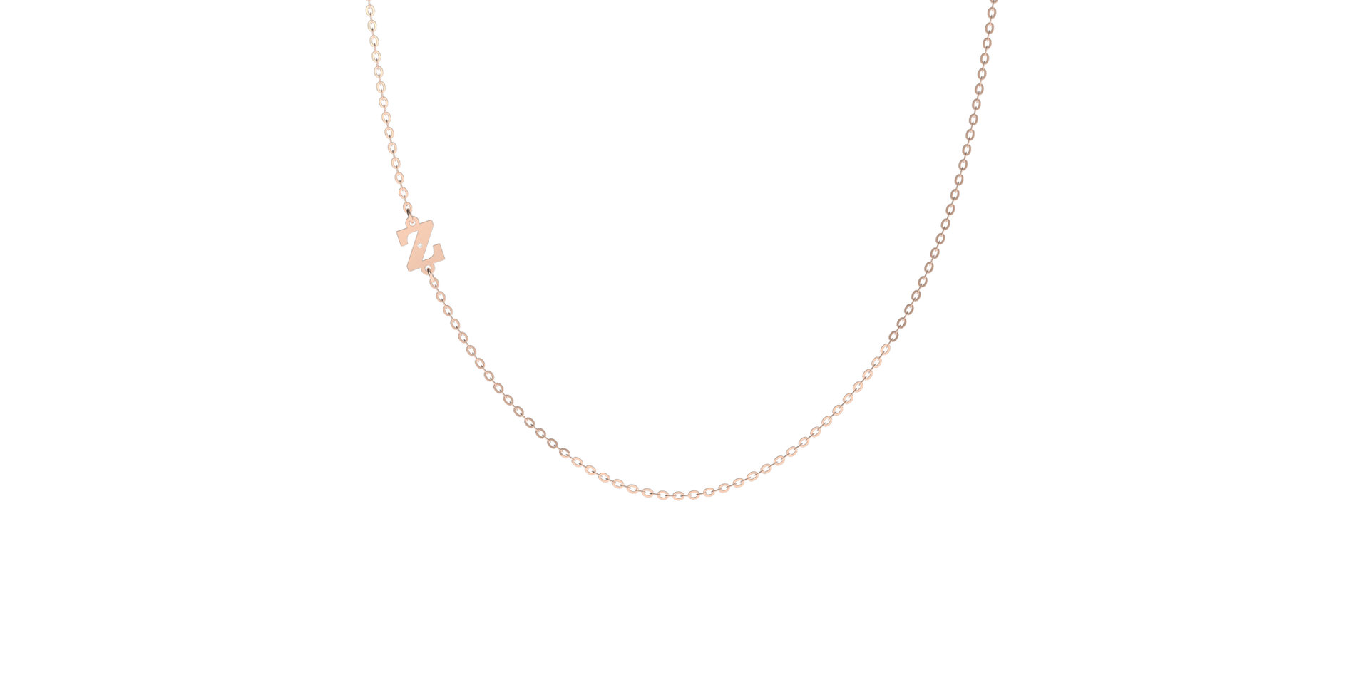 Náhrdelník s diamantom Big Line Z