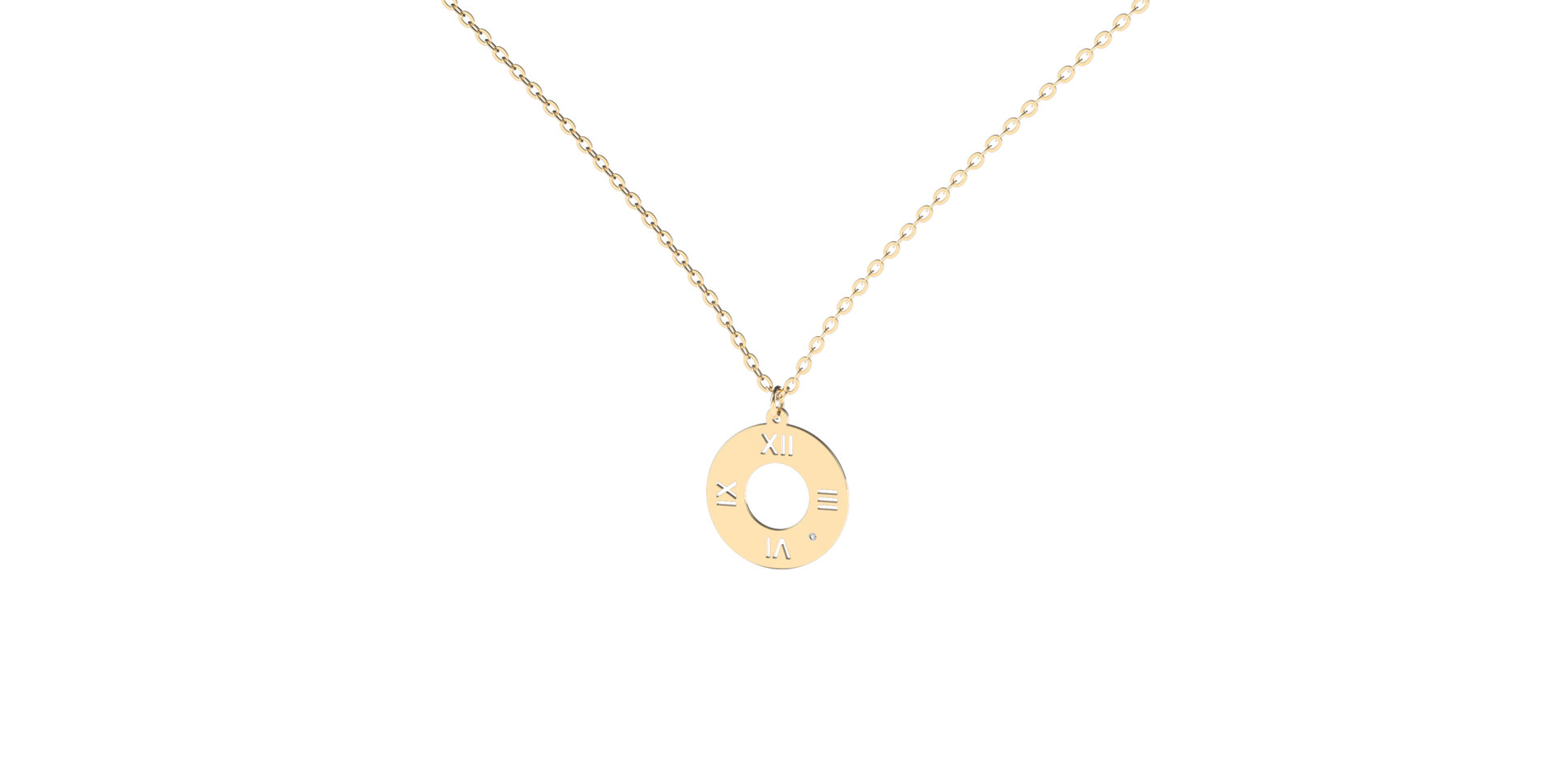 Náhrdelník s diamantom Special Time One