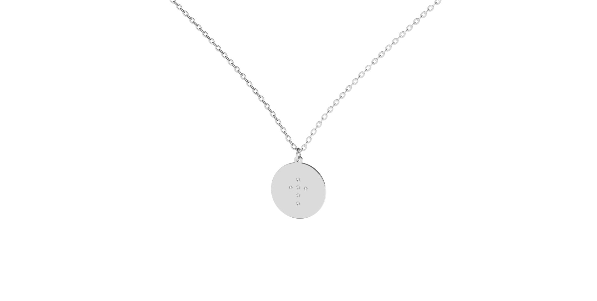 Náhrdelník s diamantom Diamond Cross