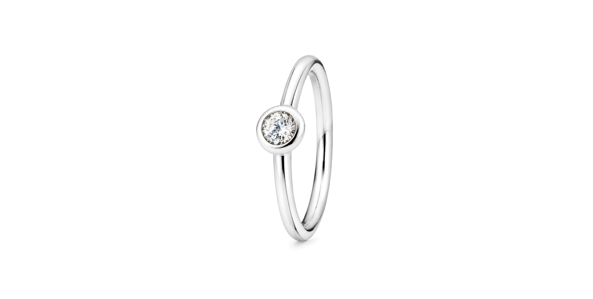 Prsteň s diamantom Diamante in Amore